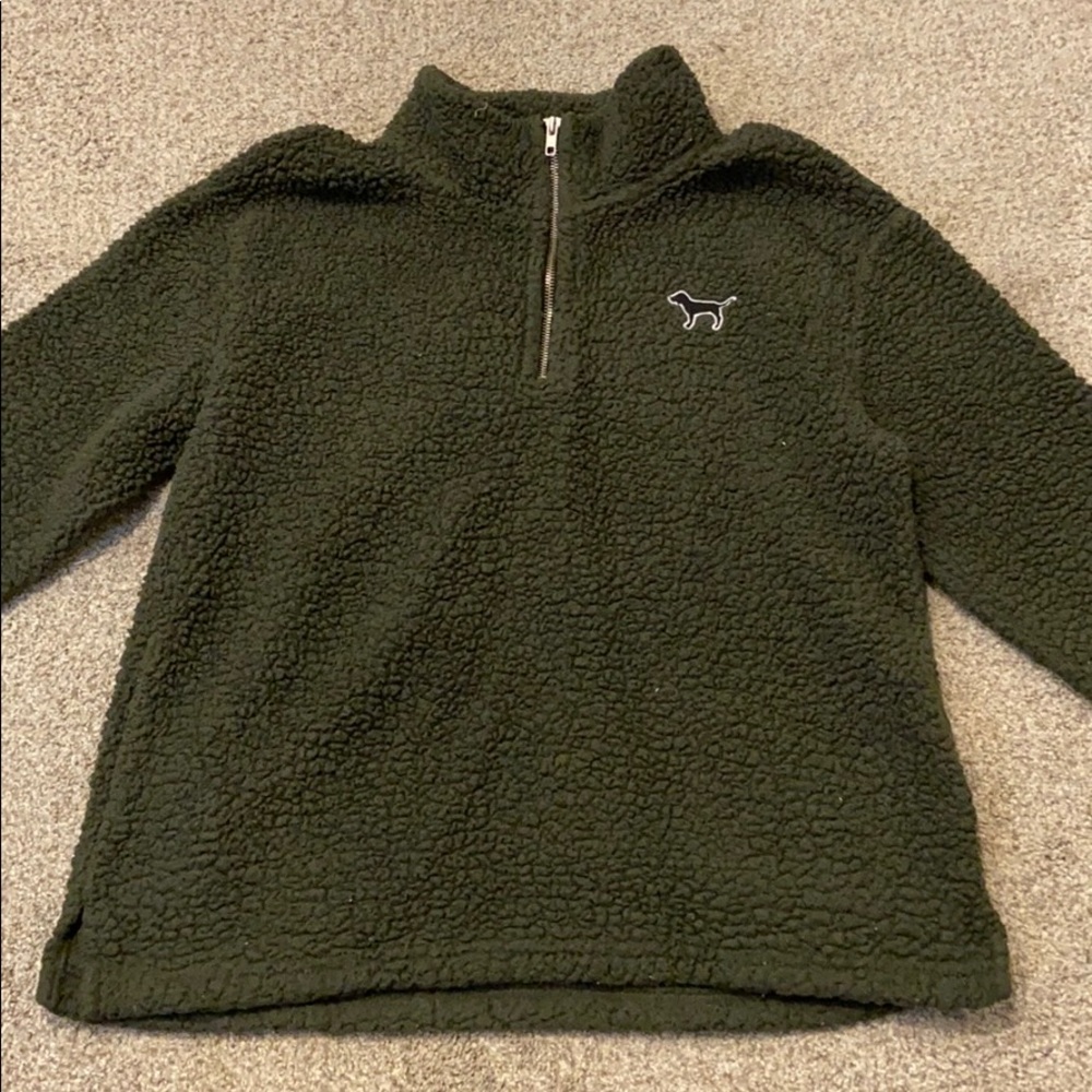 PINK- Wool half zip - Picture 1 of 1